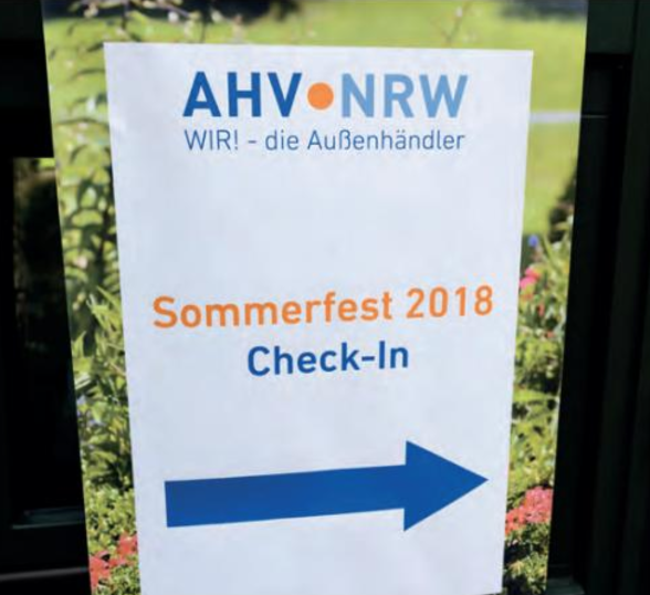 Axel Hebmüller beim AHV.NRW Sommerfest 2018